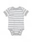 Baby Striped Short Sleeve Bodysuit